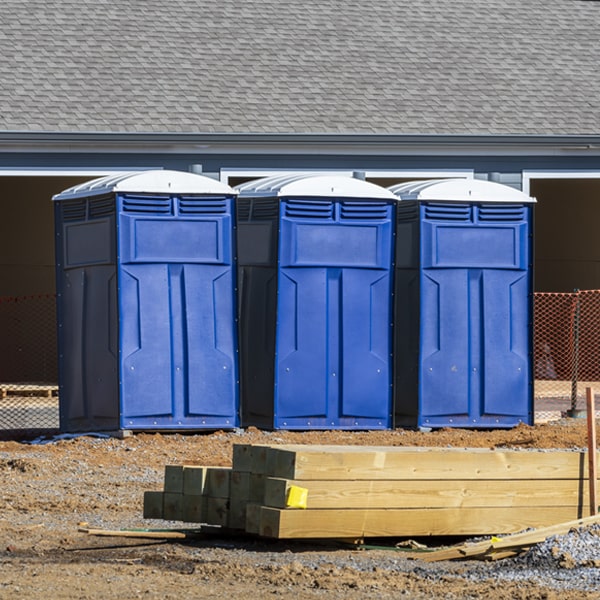 what is the maximum capacity for a single portable toilet in Garden View Pennsylvania